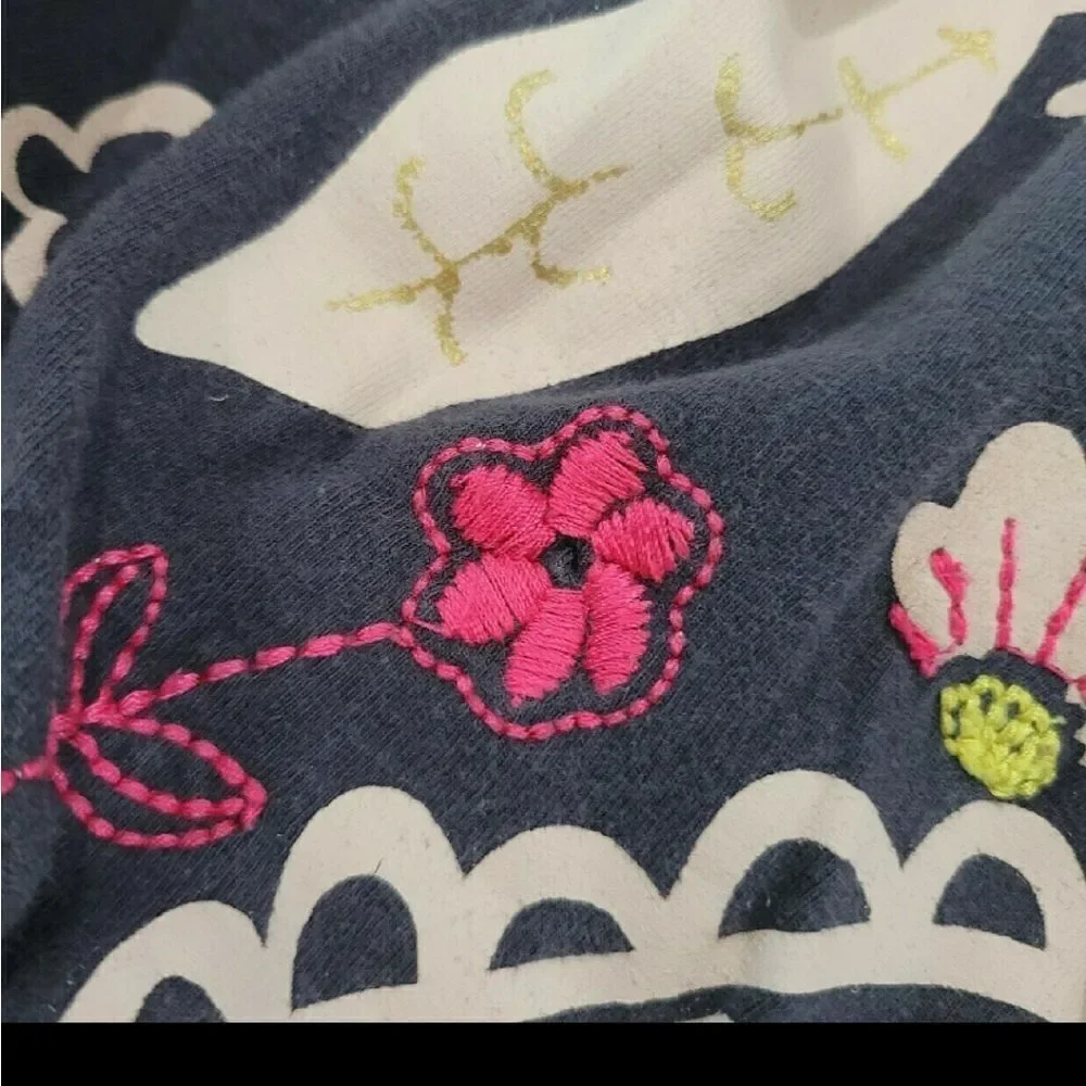 Embroidered bubble skirt